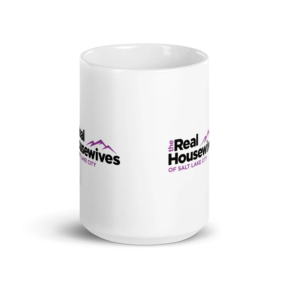 The Real Housewives of Salt Lake City Logo White Mug - Image 2