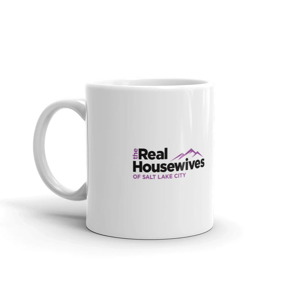 The Real Housewives of Salt Lake City Logo White Mug - Image 7