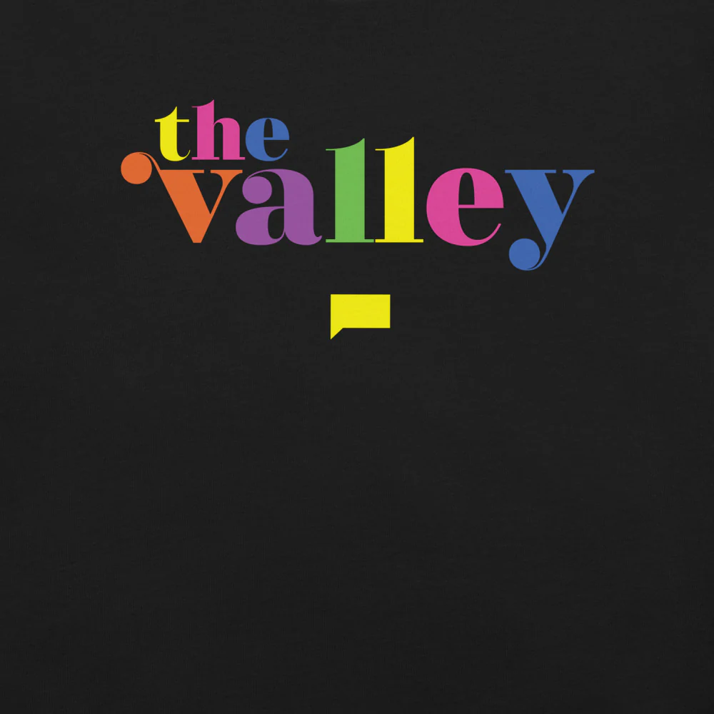The Valley Rainbow Logo T-Shirt - Image 2