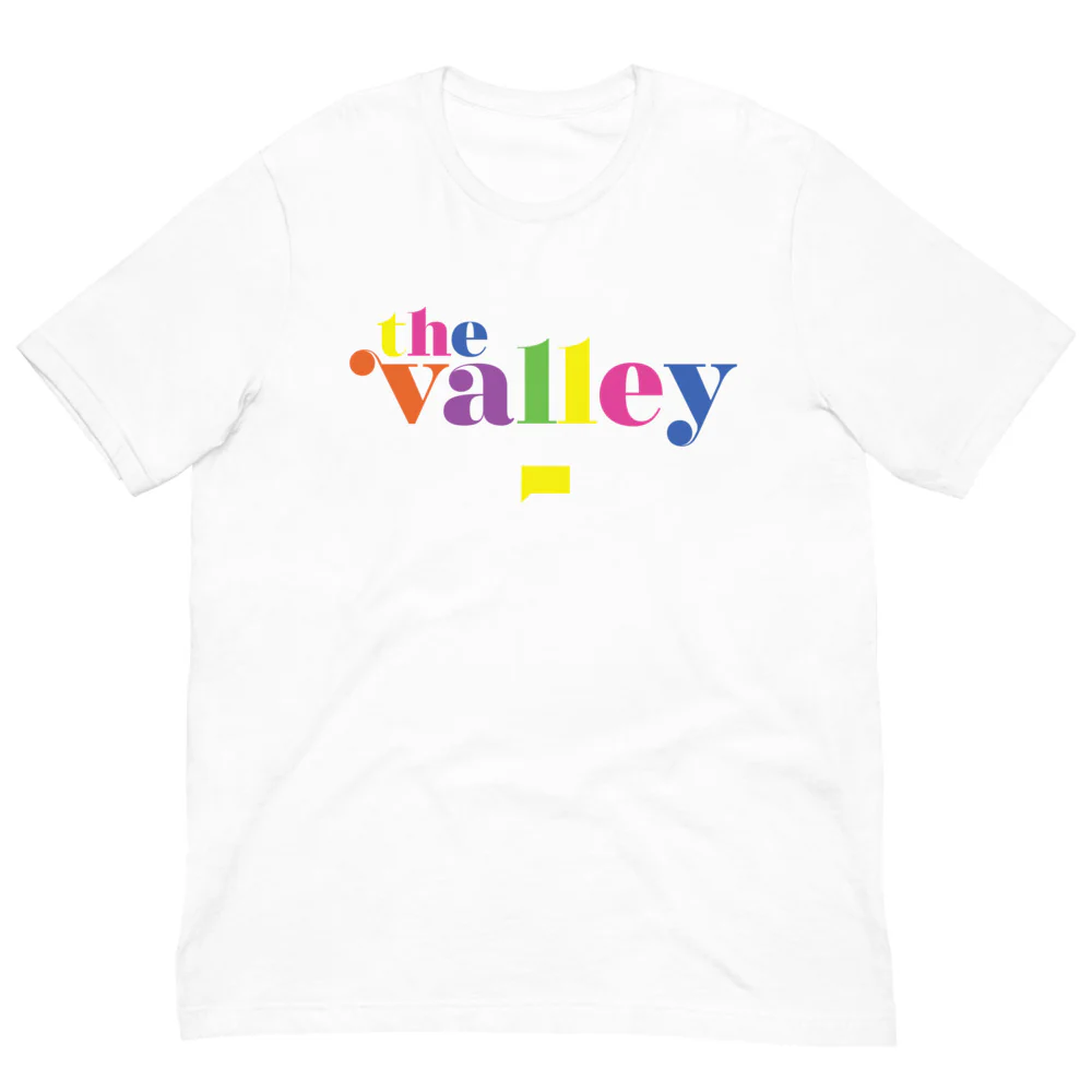 The Valley Rainbow Logo T-Shirt - Image 5