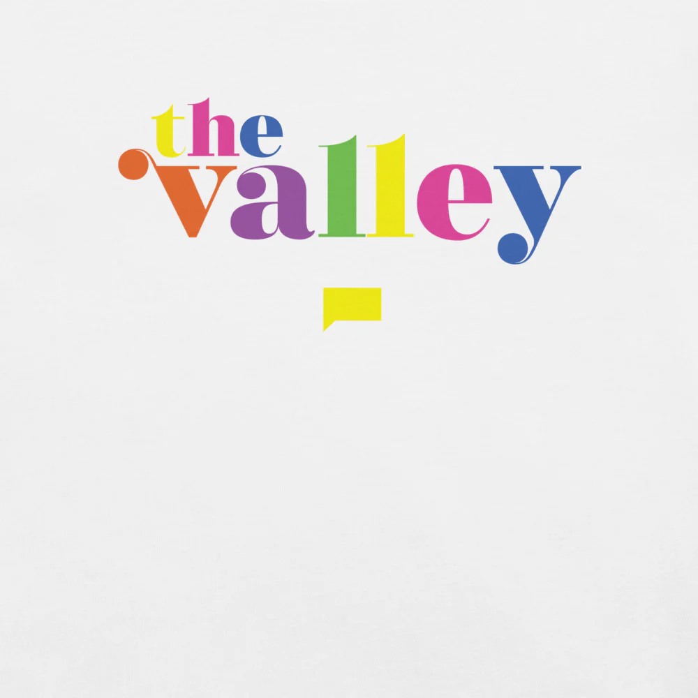 The Valley Rainbow Logo T-Shirt - Image 6