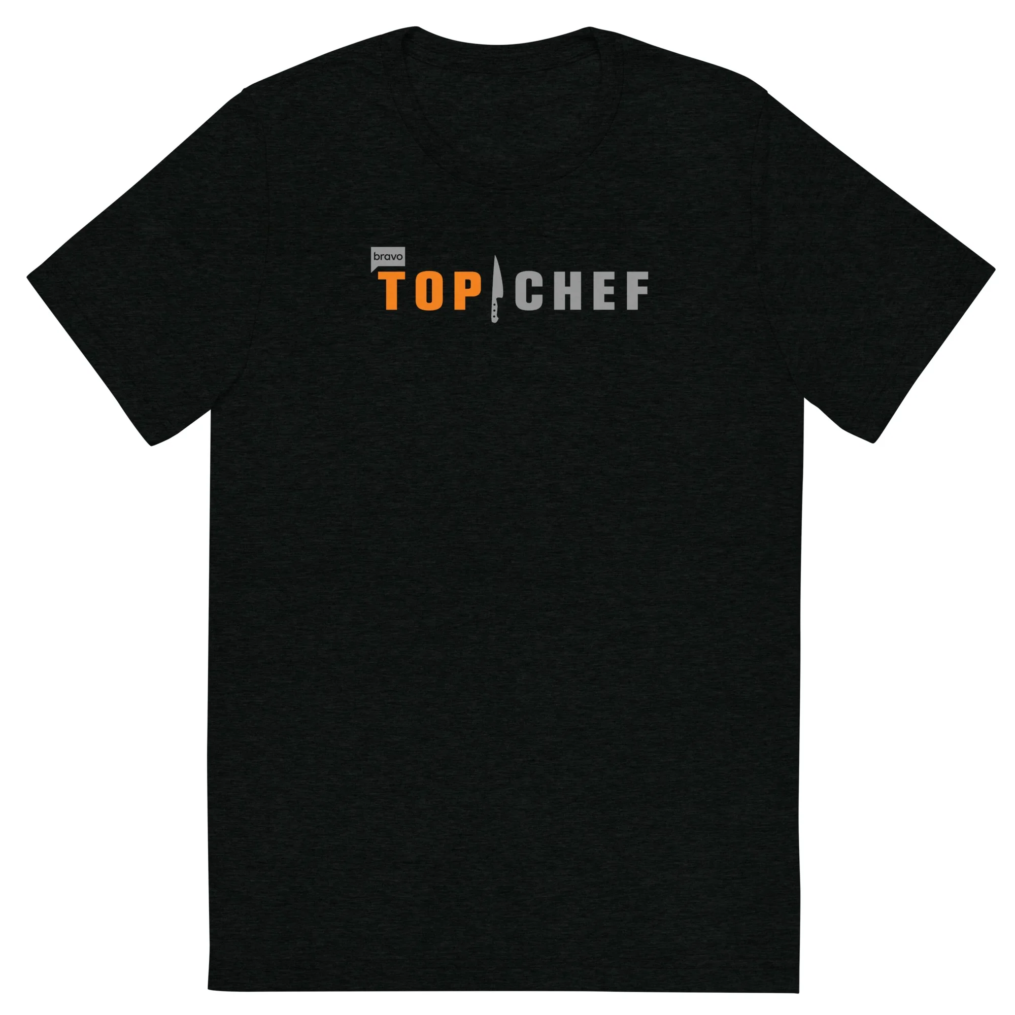 Top Chef Knife Grey Logo Men's Tri-Blend T-Shirt
