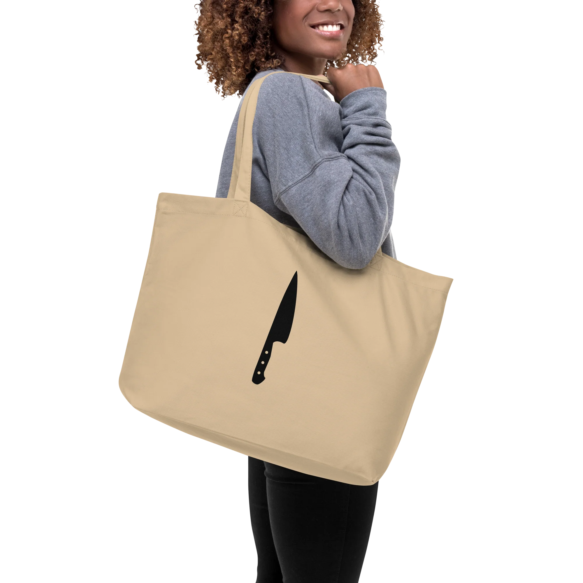 Top Chef Knife Canvas Tote Bag - Image 4