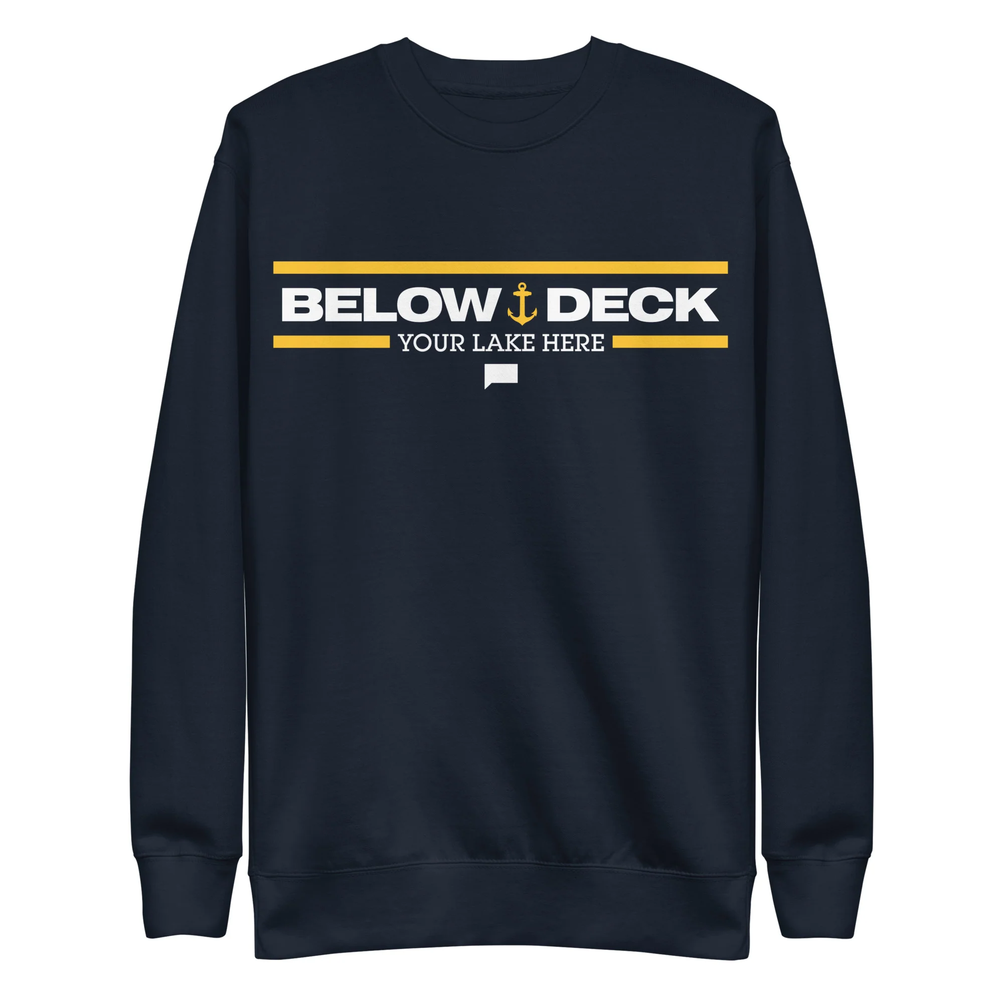 Below Deck Sweatshirt Personalized Lake - Image 2