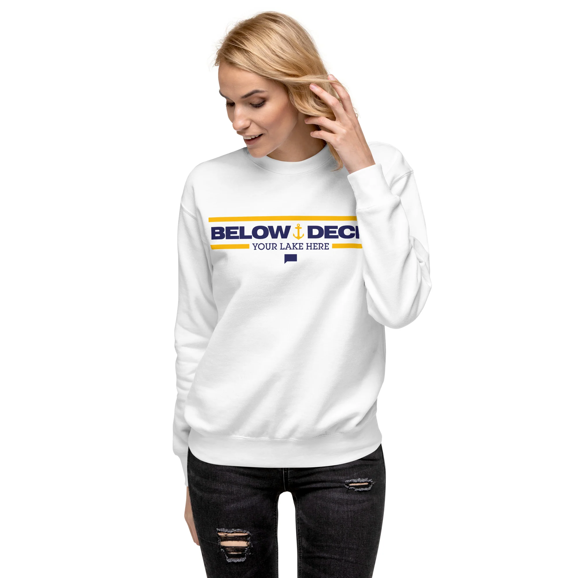 Below Deck Sweatshirt Personalized Lake - Image 3