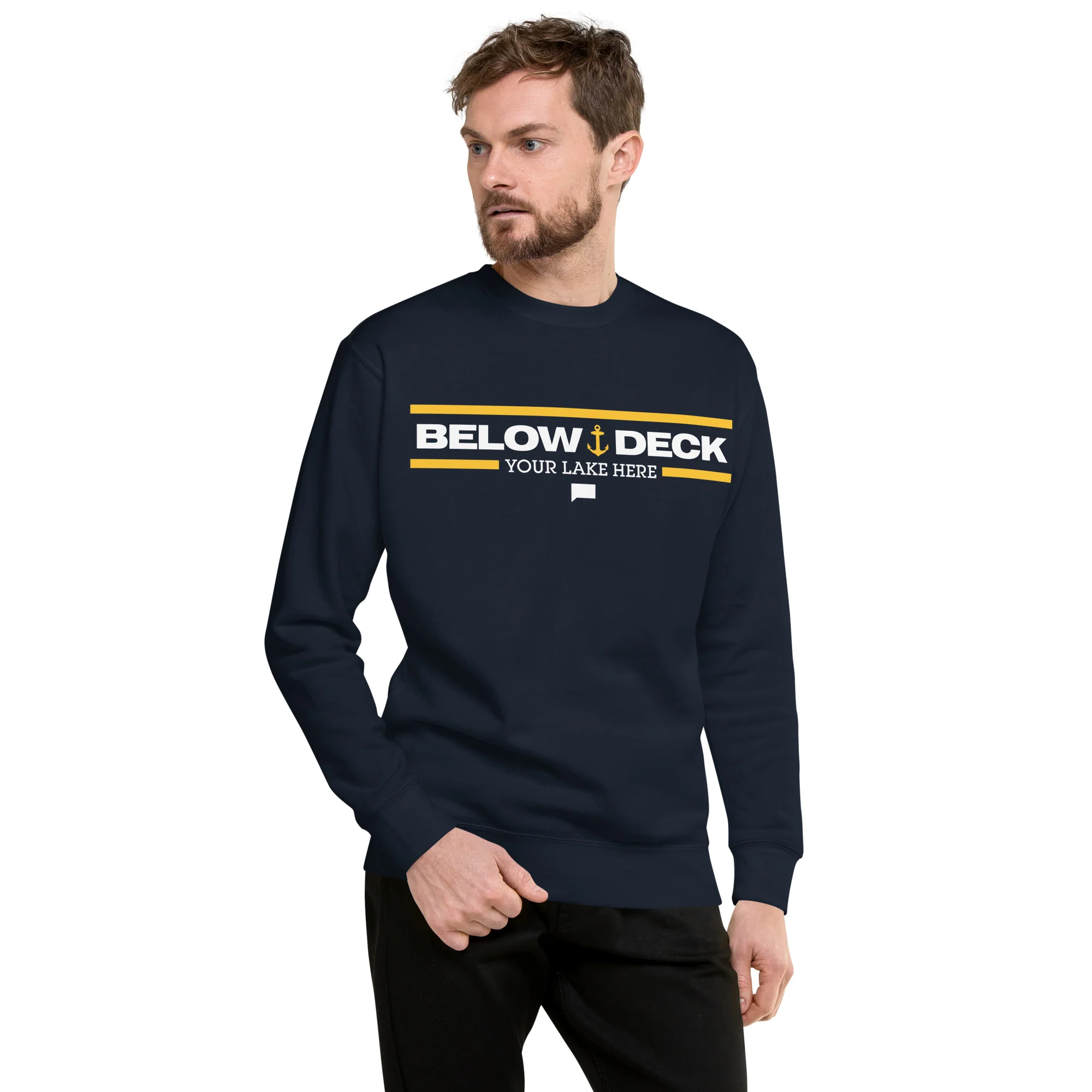 Below Deck Sweatshirt Personalized Lake - Image 4
