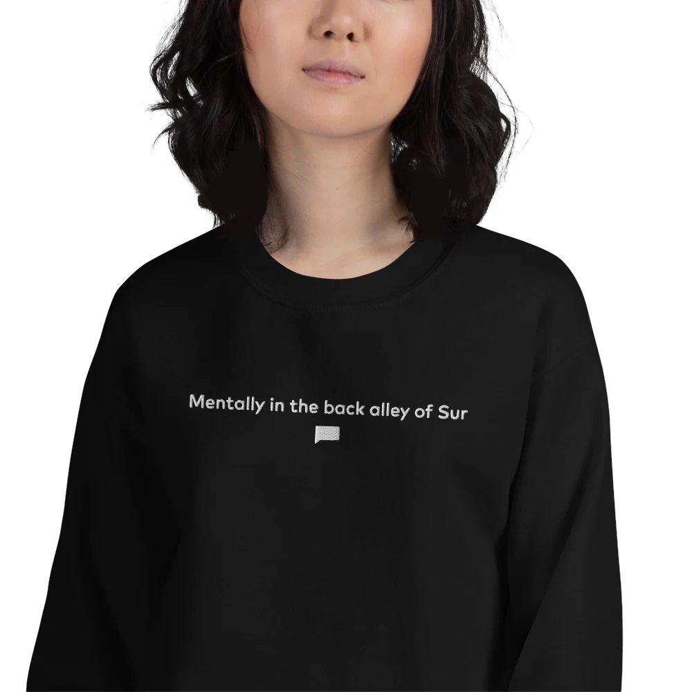 Vanderpump Rules Sur Back Alley Embroidered Crewneck - Image 4