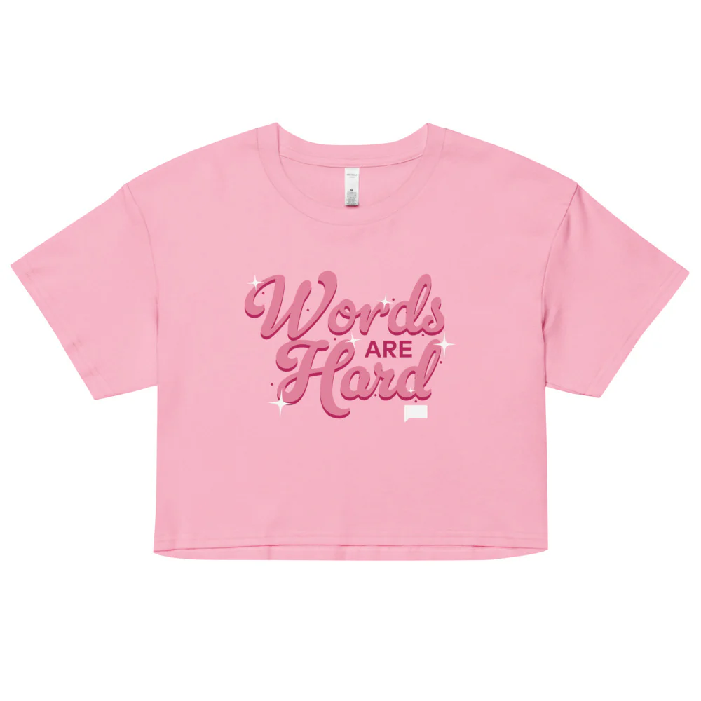 Vanderpump Rules Words Are Hard Women's Crop Top - Image 4