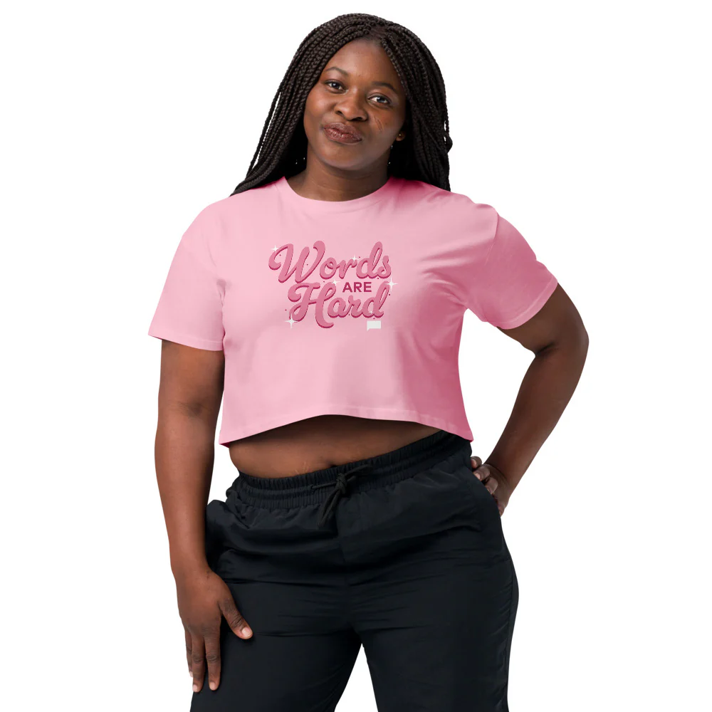 Vanderpump Rules Words Are Hard Women's Crop Top - Image 5
