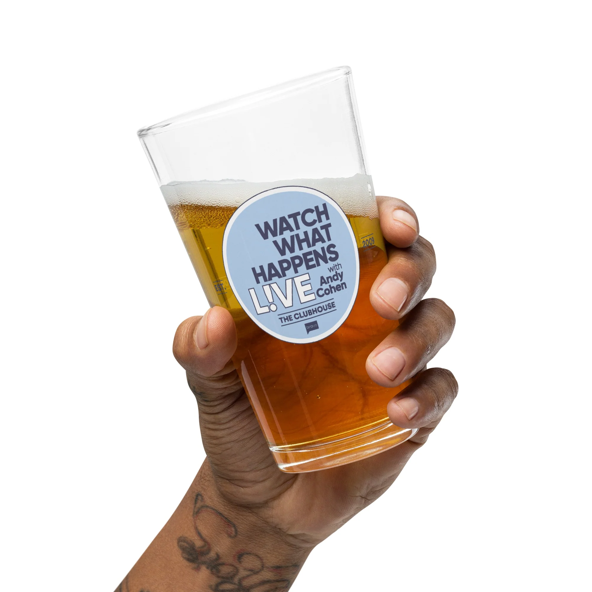 Watch What Happens Live Logo Pint Glass - Image 3