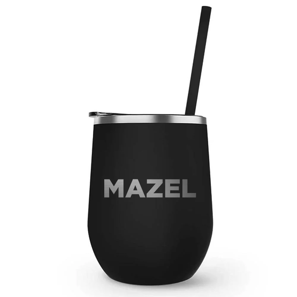 Watch What Happens Live Mazel 12 oz Stainless Steel Wine Tumbler - Image 3