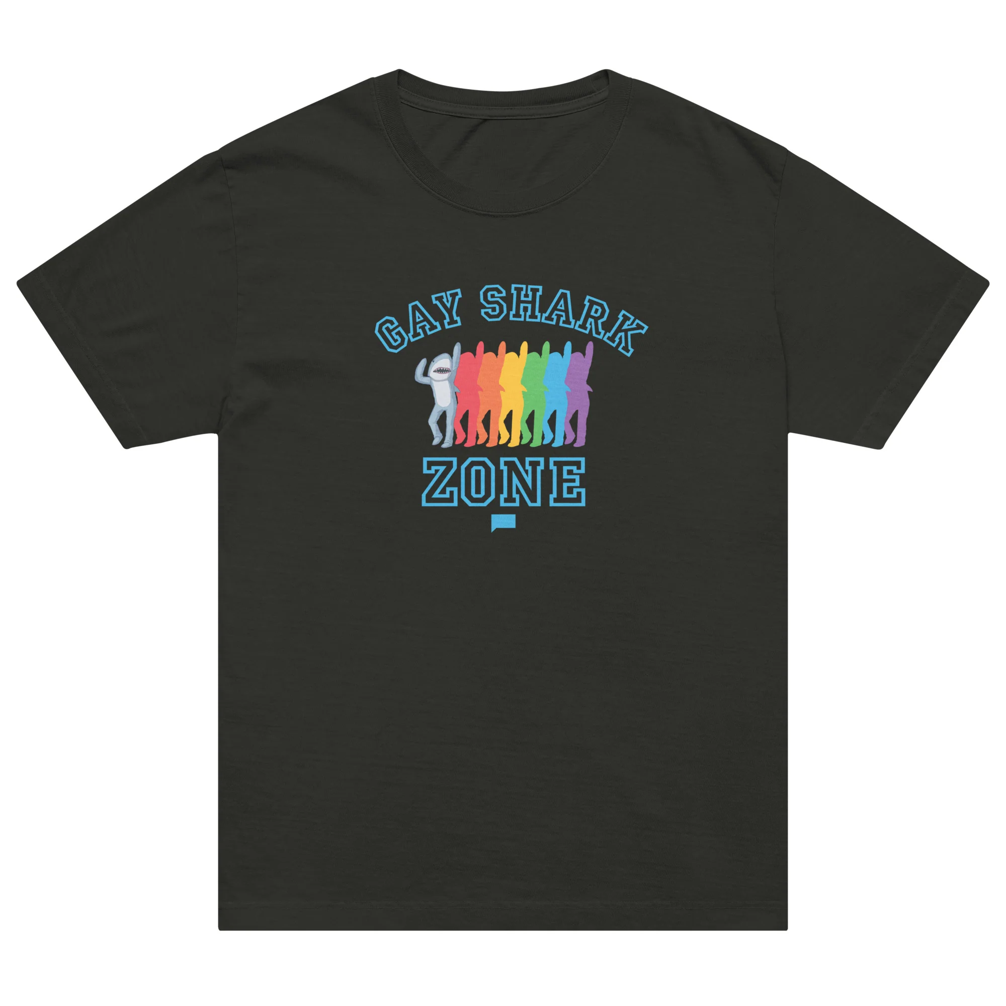 Watch What Happens Live Oversized T-Shirt Gay Shark Zone