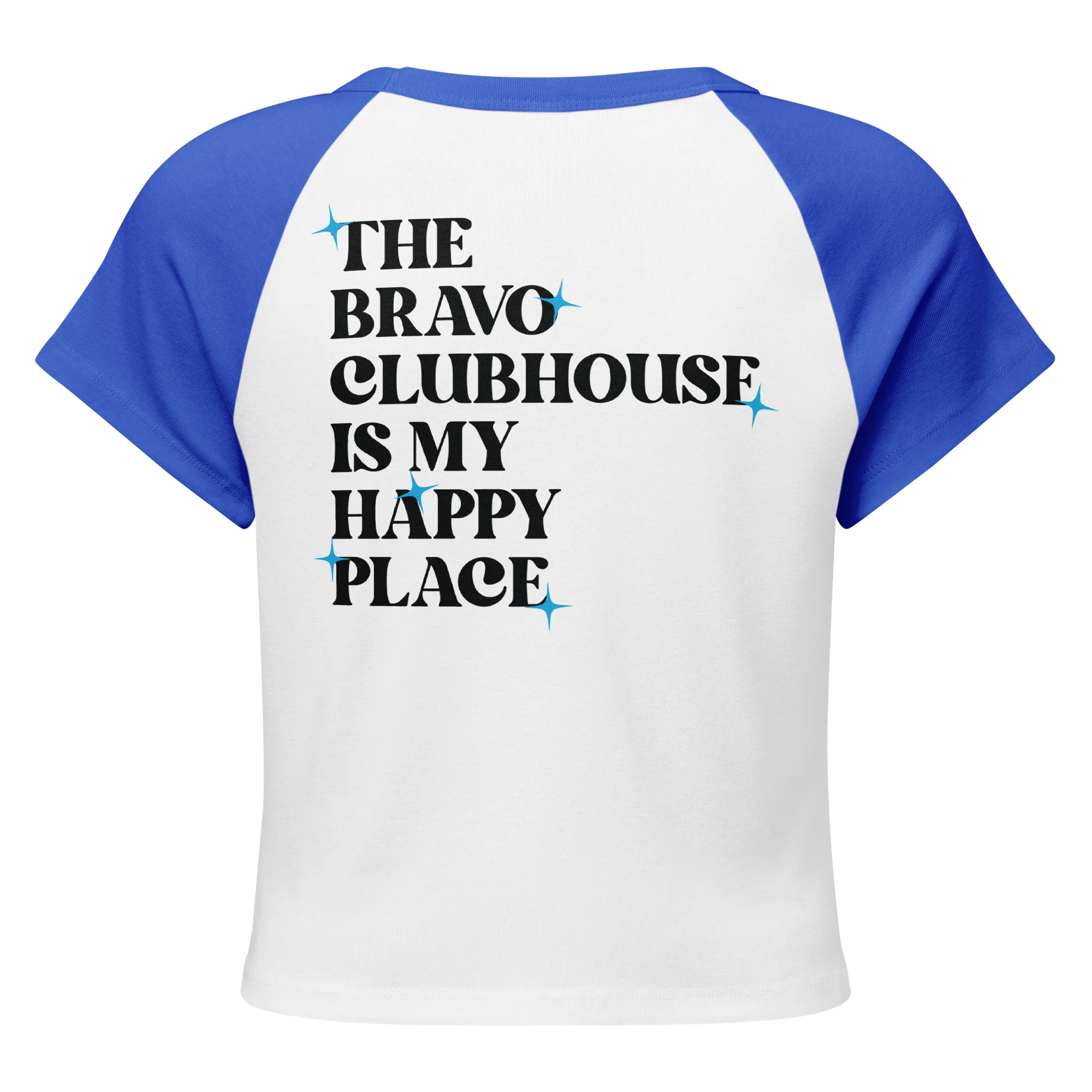Watch What Happens Live Raglan Tee The Bravo Clubhouse Is My Happy Place - Image 5