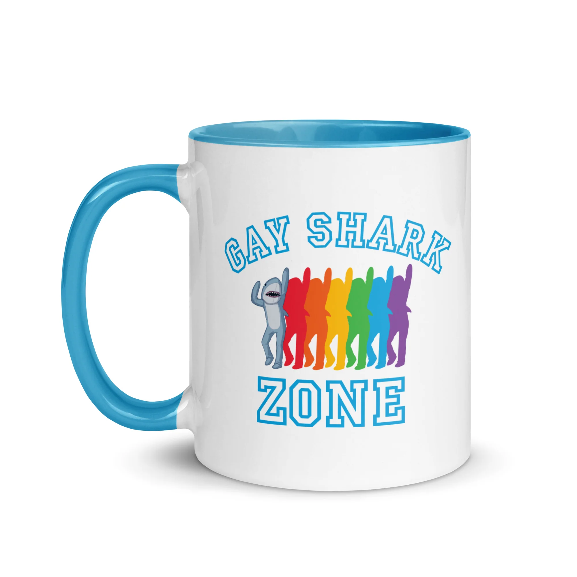 Watch What Happens Live Two-Tone Mug Gay Shark Zone