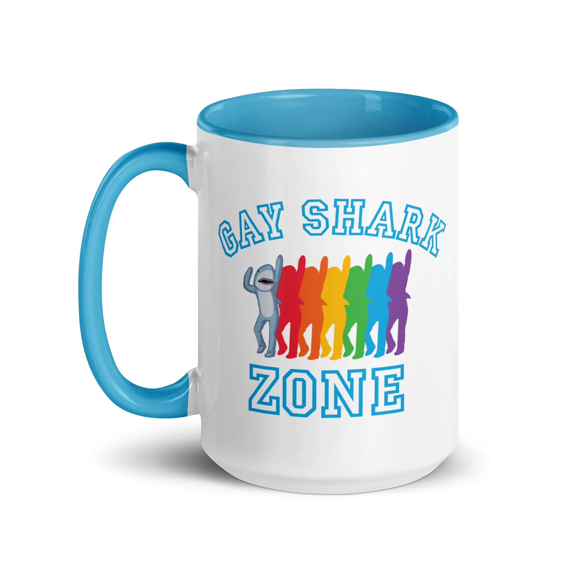 Watch What Happens Live Two-Tone Mug Gay Shark Zone - Image 3