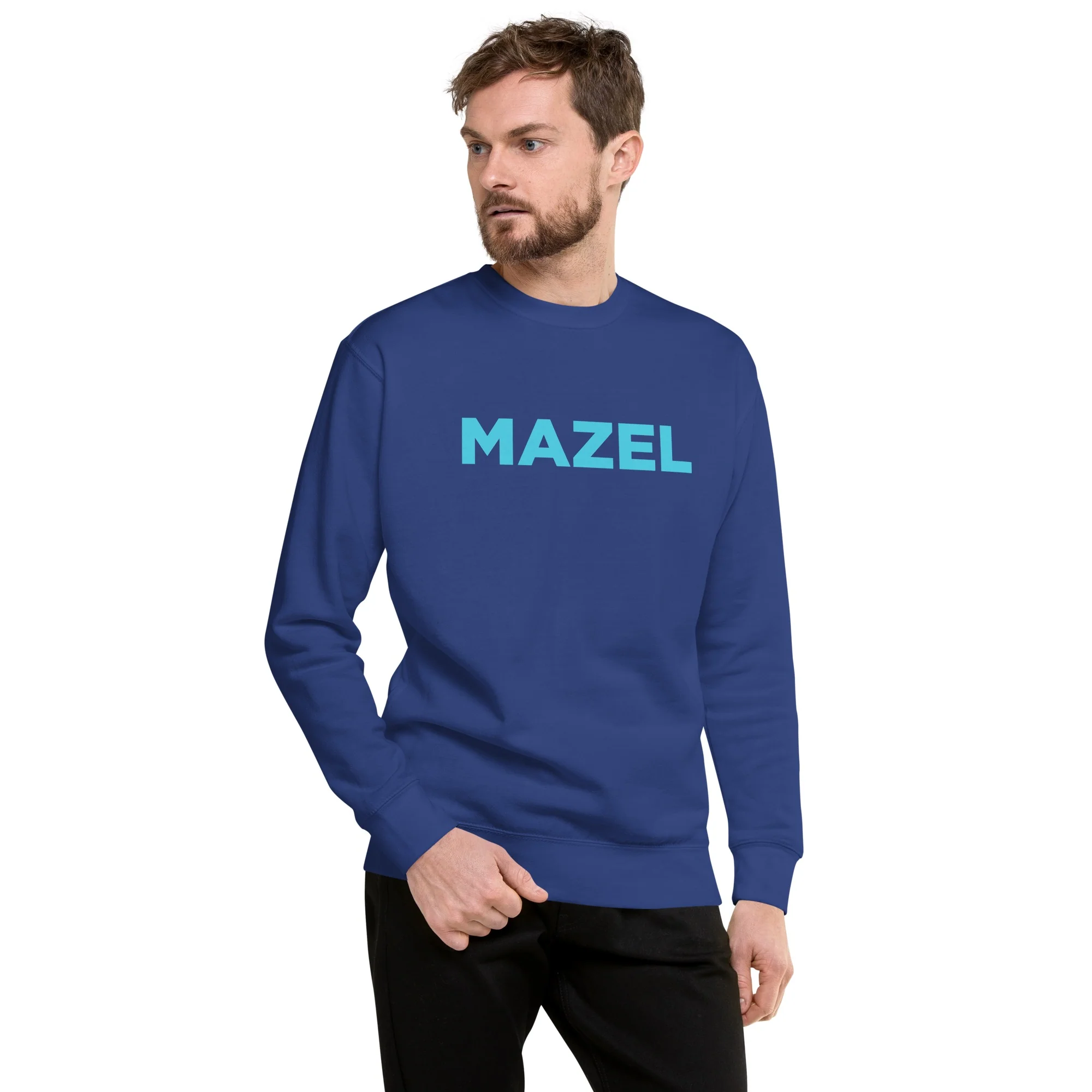 Watch What Happens Live with Andy Cohen Mazel Unisex Premium Crewneck - Image 3